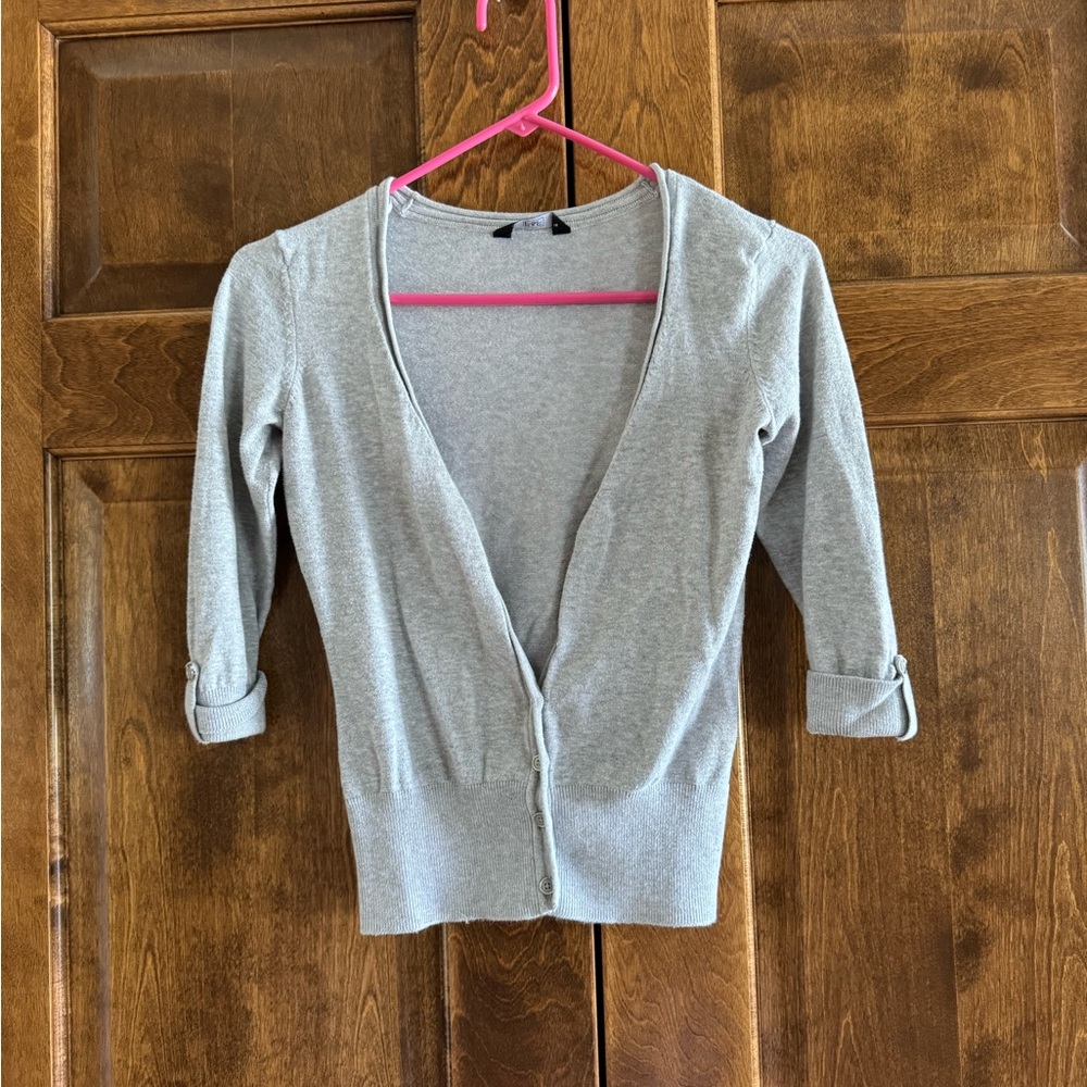 F&F Lightweight Grey Cardigan - Women's Size 6 EUR 34